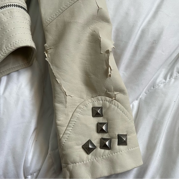 TCEC Riveted Faux Leather Jacket - Picture 11 of 16